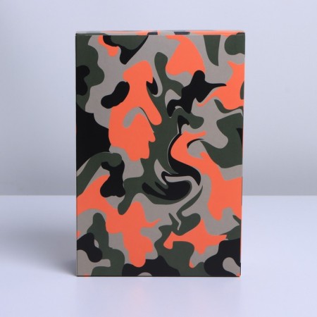 Gift folding box, packaging, Militari, 16 x 23 x 7.5 cm-1