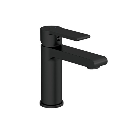 Cersanit Brasko Black A63107 shell mixer, drain set, black
