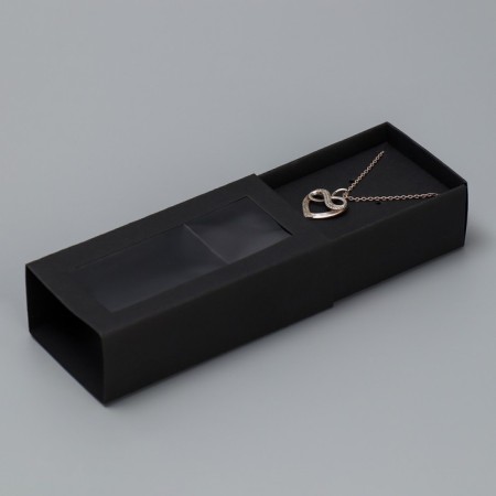 Jewelry box, packaging, “black”, 10 x 5 x 3 cm-5