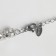 The necklace "Pearl luxury" ball No. 12, white color in silver, l = 30 cm