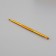 Knitting hook, bilateral, d = 3.5/4.5 mm, 13 cm, gold color