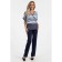 Women's vest, size 42, blue color