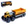 Metal “dump truck”, inertia, with plastic elements, yellow color elements