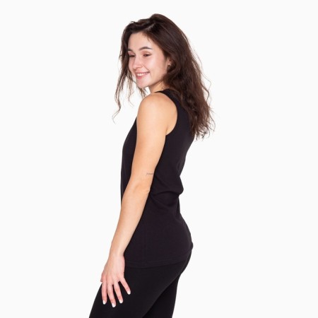 T -shirt female, black color, size 44-1