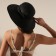 Women's hat minku "Beach", size 56-58, black color