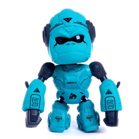 Robot Monkey "Gorilla", interactive: sound, light, metal, on batteries, color mix-1