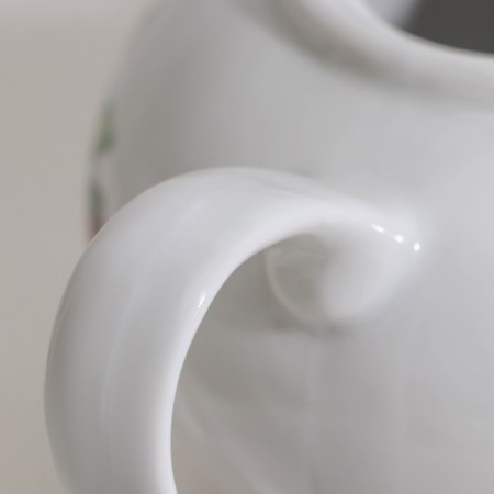 Tea Service "Flowering Strawberries", 14 objects: kettle, sugar tower, 6 tea pairs, porcelain-10