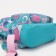 Baby backpack on a zipper, an external pocket, a reflective strip, the color of turquoise