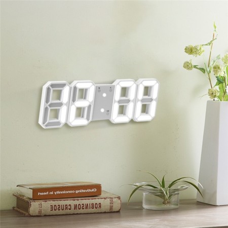Electronic desktop watches, with a suspension, white indication, 9 x 3 x 23 cm, from USB-1
