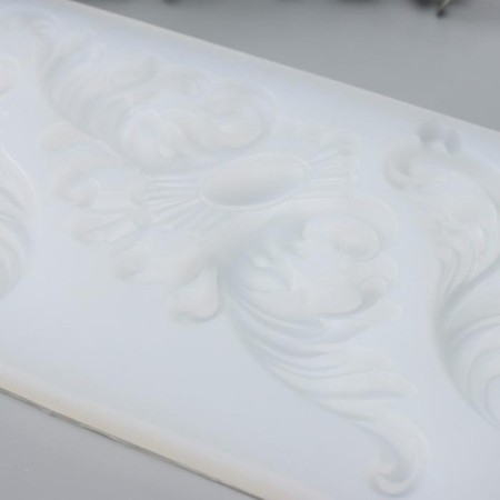 Mold Silicon "Royal Patterns" 3 objects 20x12.5x1 cm-1