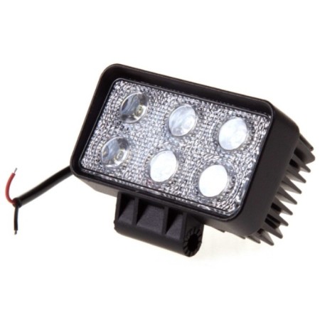 Farah LED SkyWay Off Road, Rectangular, 12 V/24 V, 18 W, 6 diodes, 110*78 mm