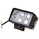 Farah LED SkyWay Off Road, Rectangular, 12 V/24 V, 18 W, 6 diodes, 110*78 mm