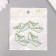 Decor for the work of acrylic bilateral "paper boat" shine 3.4x2.9x0.2 cm