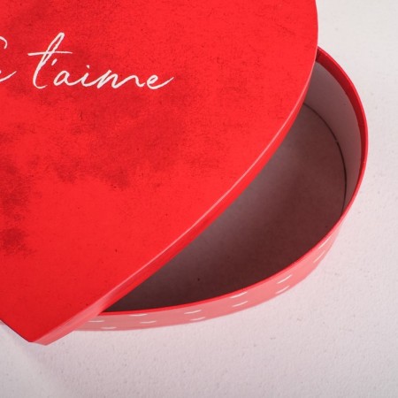 A set of boxes 3 in 1, gift packaging, “with love”, 16 x 14 x 6 cm –22 x 20 x 9 cm-5