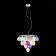 Suspension lamp ST LUCE. SL432.153.05. Sospiro. 5x60 watts, E27, 50x50 cm, chromium color