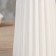 VAZ Coramics Table "Leicester" D-9 cm, 21x11 cm, white