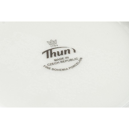 Constance salad bowl, decor "Gray ornament, Platinum layout", 16 cm-2