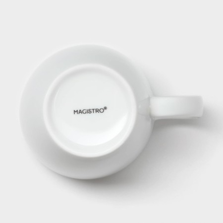 Ceramic mug Magistro White Gloss, 400 ml-3