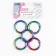 Karabin ring, d = 25/35 mm, thickness - 5 mm, 5 pcs, color gasoline