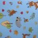 KPB Forest Friends Blue 110x150cm, 90x150cm, 40x60cm, Calm 120g/m, HL100%