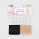 Brutter's fastener for a bra, 3 rows 3 hooks, 5.5 × 5 cm, 3 pcs, white/beige color/black