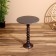 Coffee table 41x41x57 cm, aluminum/marble