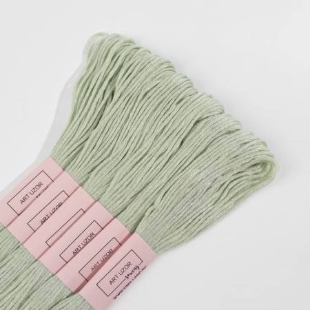 Set of threads Muline No. 3064, 8 ± 1 m, 6 pcs, the color is light gray-4
