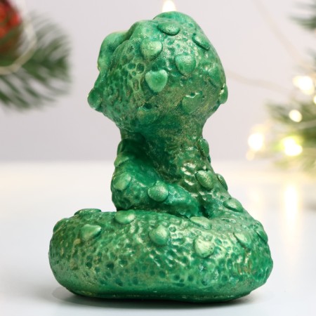 Figure "Snake Baby" light green, 5x4cm-2