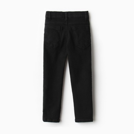 Jeans for a boy, black color, height 140 cm-4