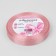 Satin tape, 12 mm × 23 ± 1 m, pearl pink color No. 135