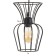 Bayerlux lamp "Freya" 3he27 40W black 16x50x23-123cm
