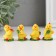 Polystone souvenir "Chicken on the grass" set 4 pcs 2x2x3.2 cm