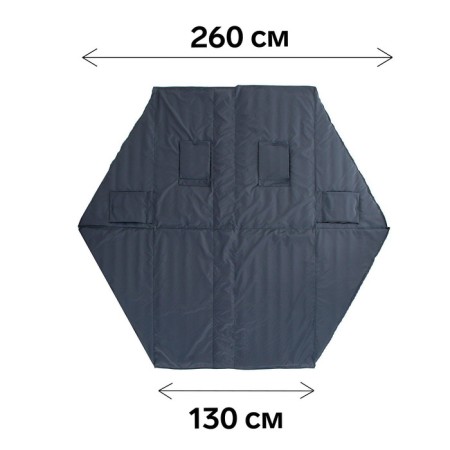 Paul for a winter tent, hexagon, 260 x 260 cm
