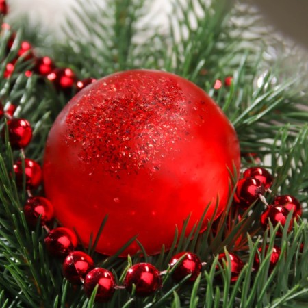 Handmade soap "New Year" perfumed, red, 50 g-2