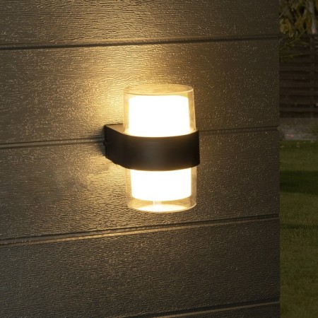 Lamp wall cover Duwi Nuovo 103x100x135mm 6W plastic 3000k IP 54 black black-8