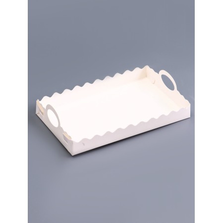 Mistle for a roll with a handle, white, 16 x 10 x 12.5 cm. Confectionery packaging-3