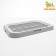 Dog toilet flat without a column of 48.5 x 34 x 4cm light gray