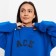Jumper (sweatshirt) Women's Minaku: Casual Collection Blue Blue, Rr. 48