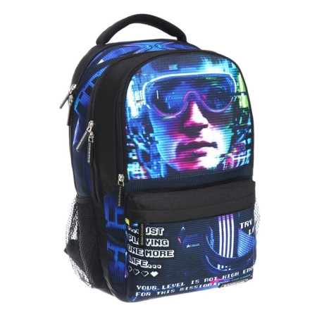 Youth backpack 42 x 27 x 19 cm, Erich Krause ActiveLine Ergoback 22l, Cyber ​​Game-1