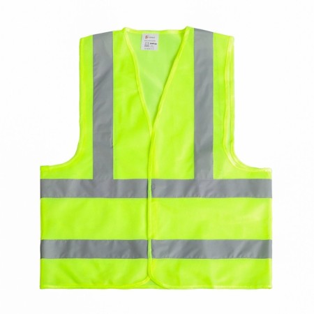 The vest is a signal, reflective, light green, grade 3, size XL, 68 × 55 cm 60g/m2-1