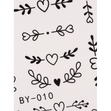 Nail slider 6.5*5.5cm BY-010 (FAS 6pcs Price per pcs) CAL-4