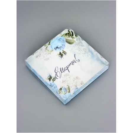 Cookie box, confectionery packaging, "March 8", 18 x 18 x 3 cm-1
