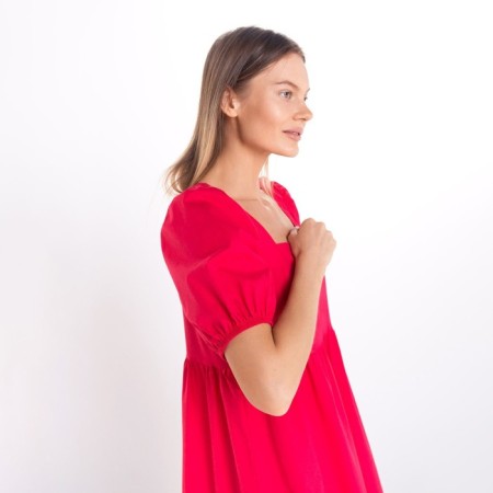 Women's dress, bright pink color, size 42-3
