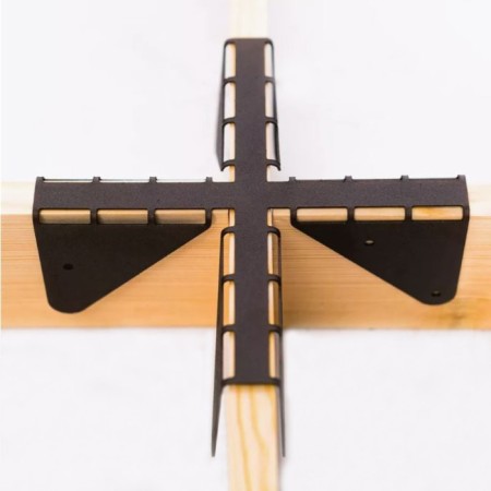 801-034BR Cross-shaped bracket for beds 801-034BR 20x20x7.1 cm-2