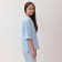 Children's Minaku T -shirt: Exclusive Print, Blue color, height 134 cm