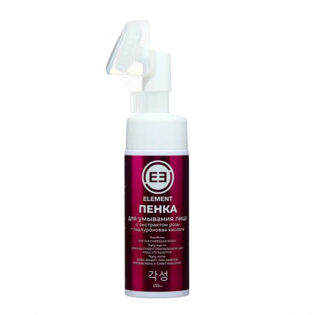 Element foam with rose and hyaluronic acid, 150 ml