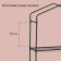 Greenhouse-stella 2 shelves (mesh) 69*22*93 cm, PVC film, met. Pipe D-12 mm