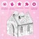 House-painting 3 in 1 "princesses", castle, a set for creativity, 16 × 18 × 22 cm