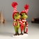Souvenir Polystone Lac "two frogs in hats and scarves with a gift" 10.5x5x19 cm