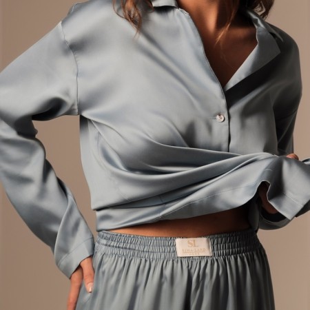 Home suit (shirt and trousers) SL Home p. S, blue-2
